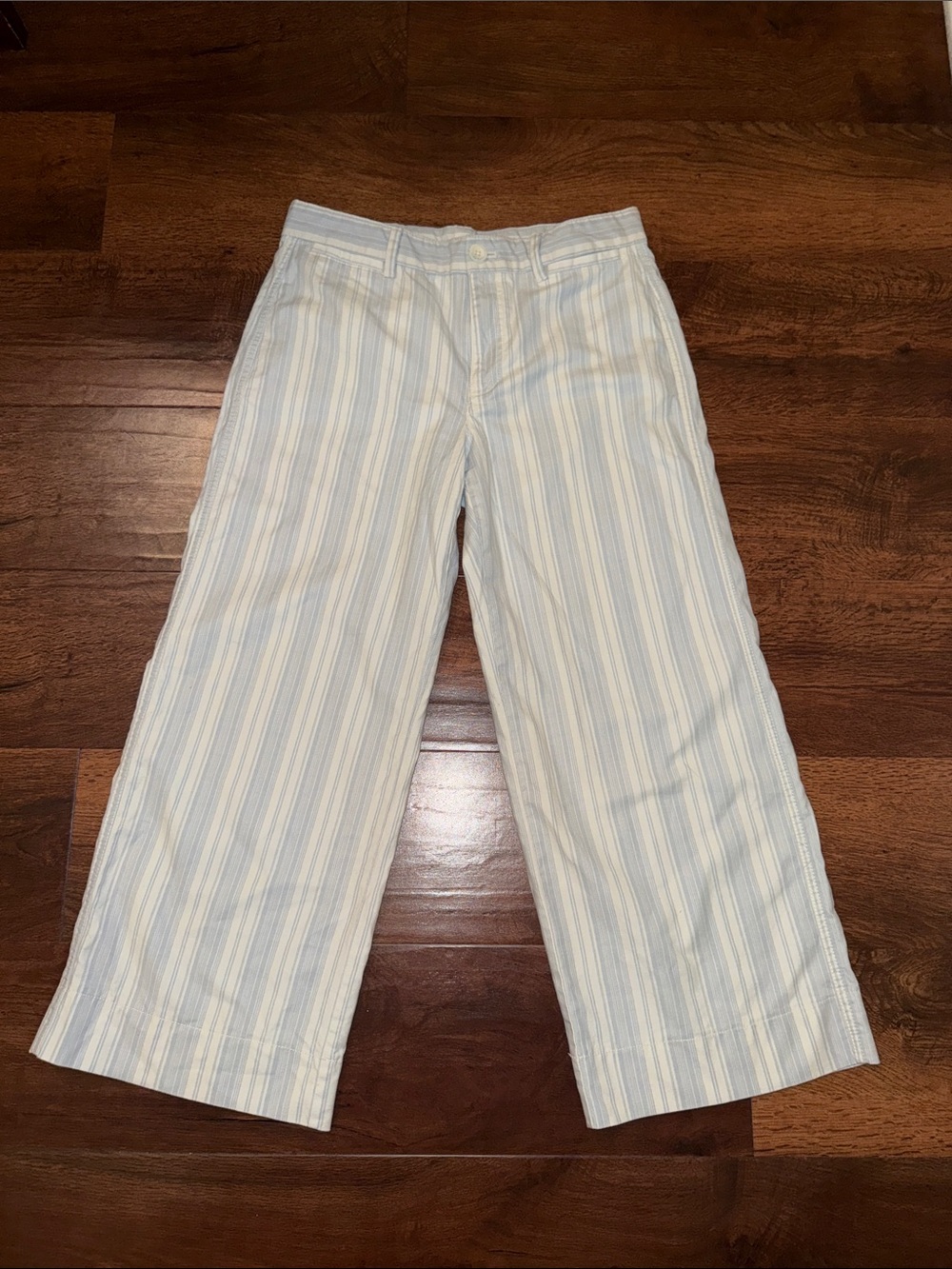 GAP Light Blue & White Striped Woman’s pants